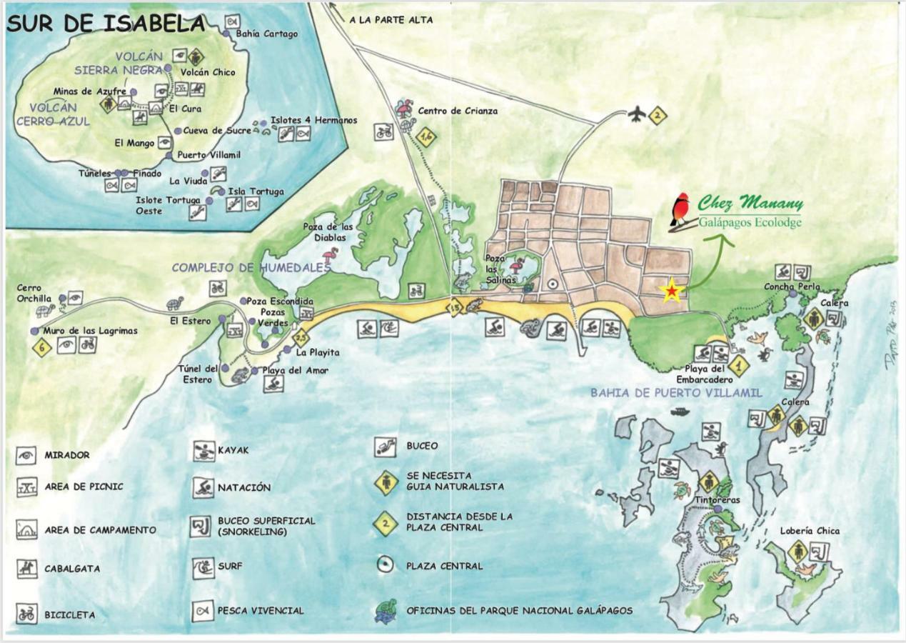 פורטו וילאמיל Chez Manany Galapagos Ecolodge מראה חיצוני תמונה